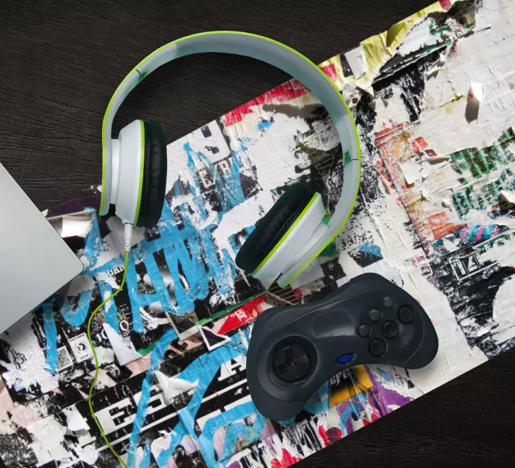 Gaming mauspad im urbanen straßenstil - TenStickers