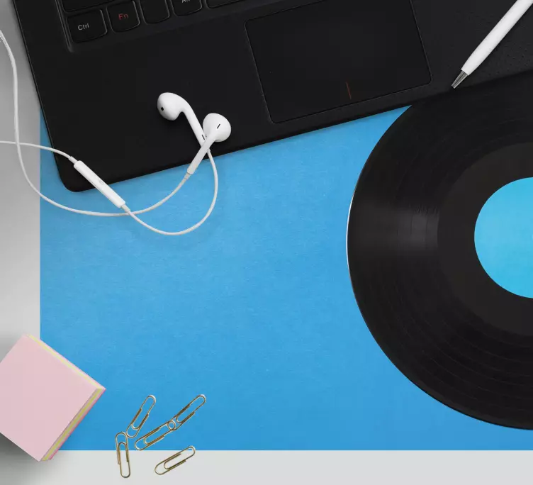 Gaming mauspad im vinyl-schallplatten-design - TenStickers