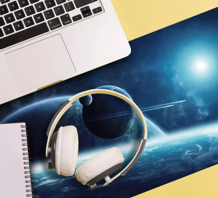 Gaming mauspad kosmische planetenlandschaft - TenStickers