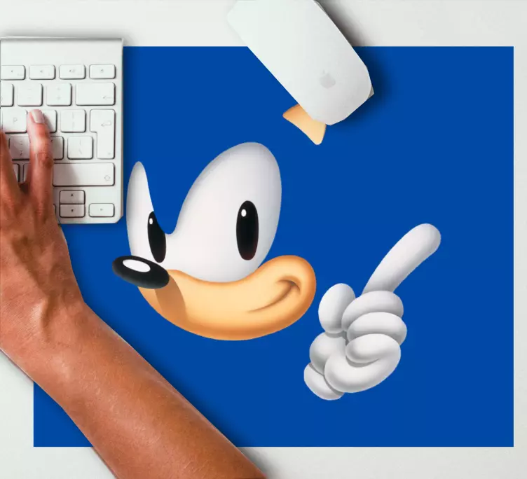 Gaming mauspad mit fröhlicher animation - TenStickers