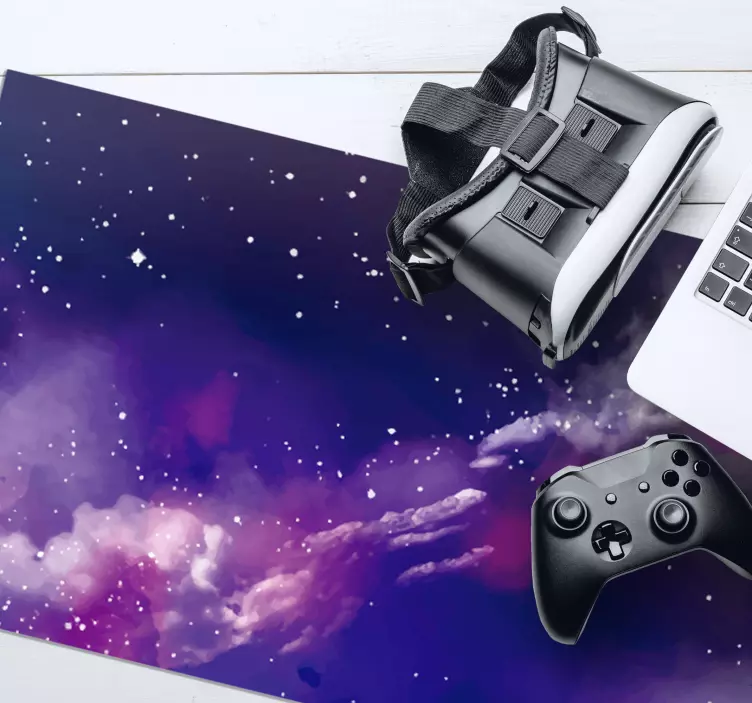Gaming mauspad mit kosmischen nebula-mustern - TenStickers