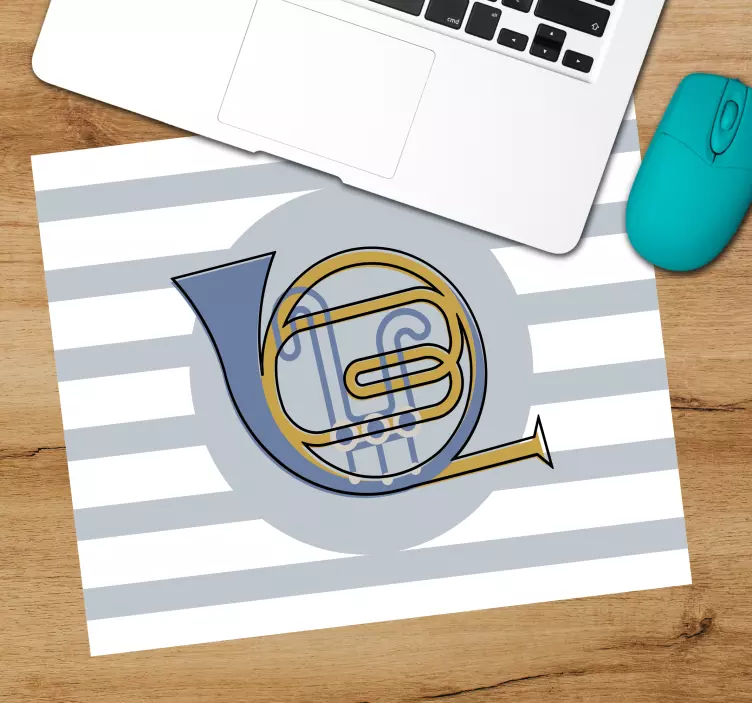 Gaming mauspad mit musikinstrumenten-symbol - TenStickers