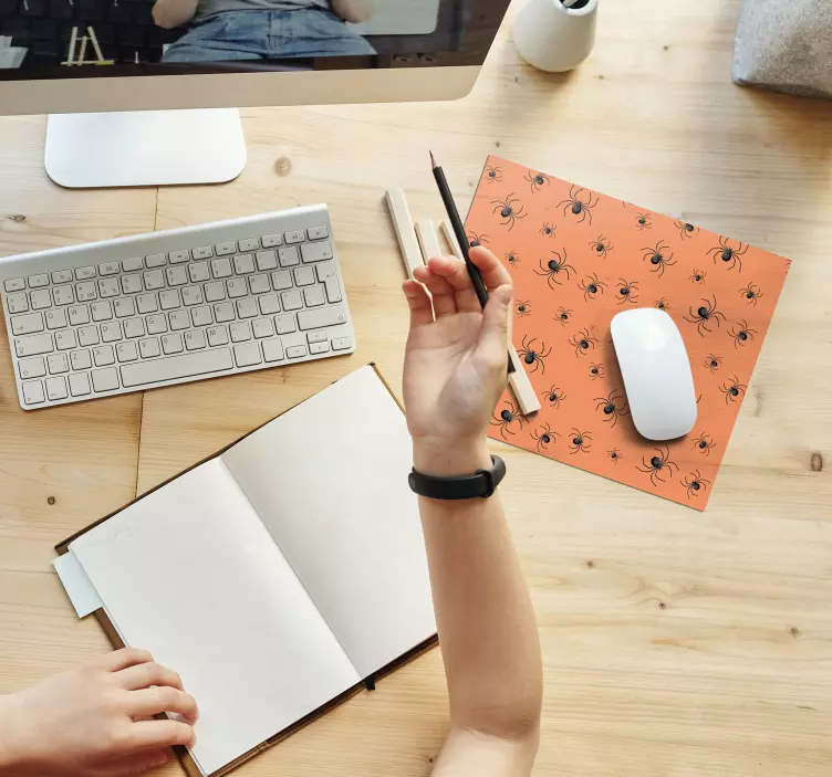 Gaming mauspad mit spinnenmuster oberfläche - TenStickers