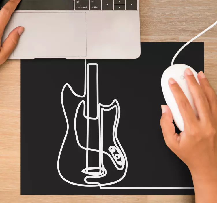 Gaming mauspad mit stilvollem gitarren-design - TenStickers