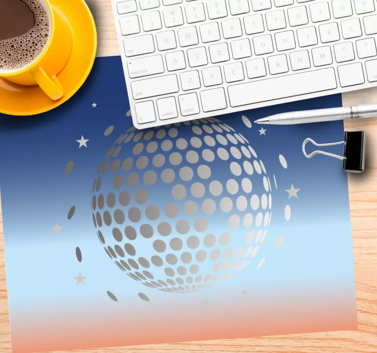 Gaming mauspad stilisierte himmlische sphäre - TenStickers