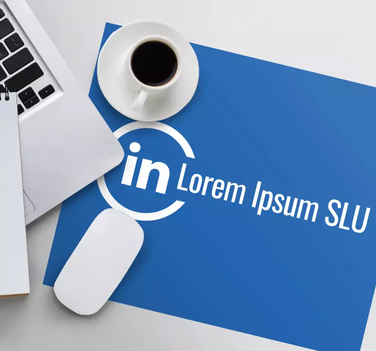 Mauspad mit namen und textlogo - TenStickers