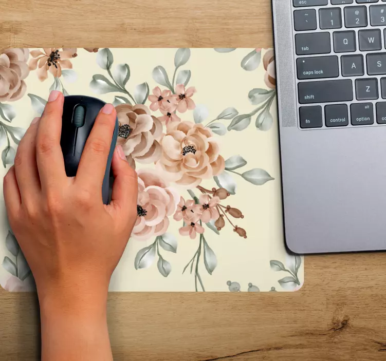 Mauspad muster botanisch inspirierte textur - TenStickers