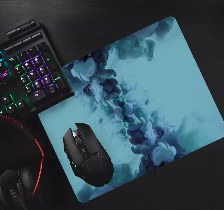 Mauspad muster bunte abstrakte wirbel - TenStickers