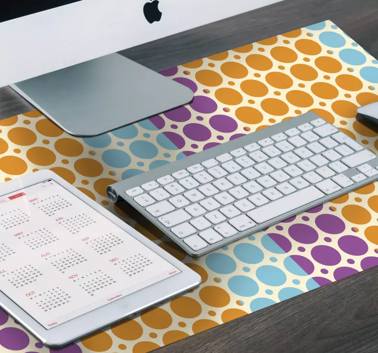 Mauspad muster buntes punkte arrangement - TenStickers