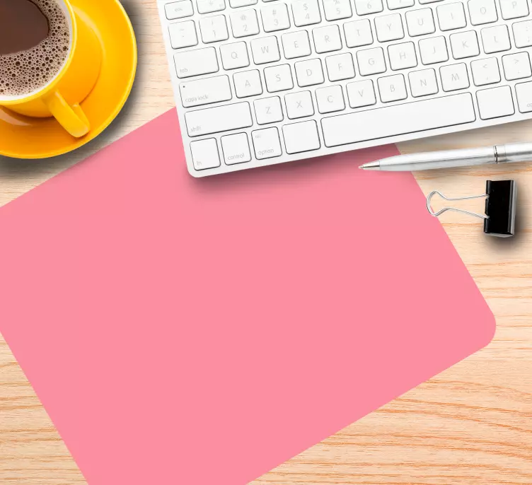 Mauspad muster einfache rosa oberfläche - TenStickers