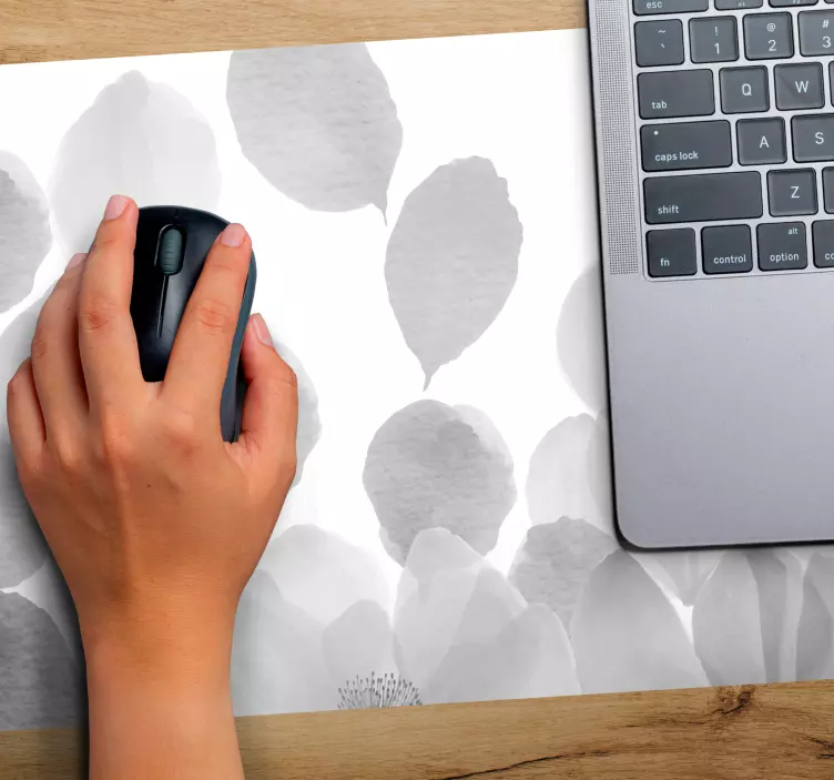 Mauspad muster elegante blumenblätter - TenStickers