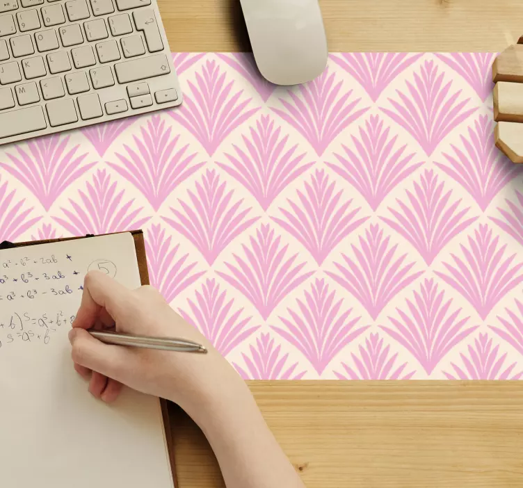 Mauspad muster elegantes blattmotiv - TenStickers