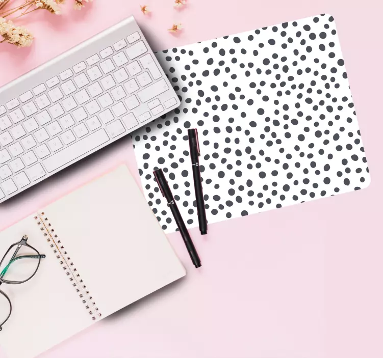 Mauspad muster elegantes punktemuster - TenStickers