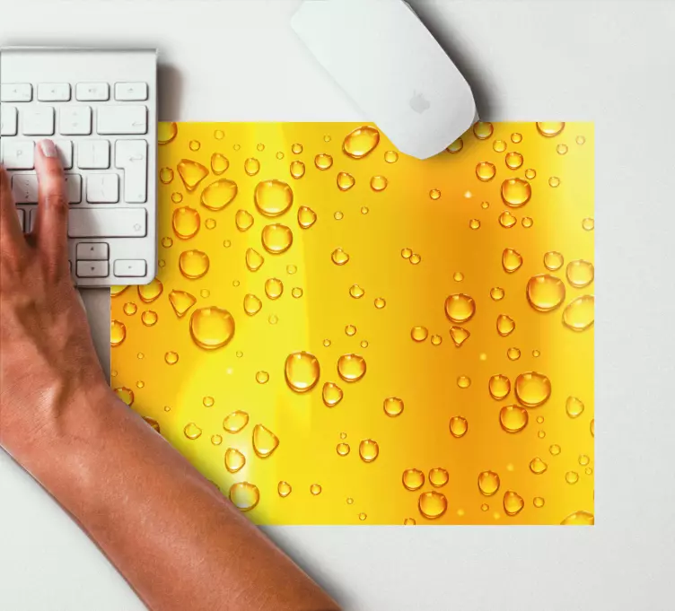 Mauspad muster erfrischendes perlenwasser - TenStickers