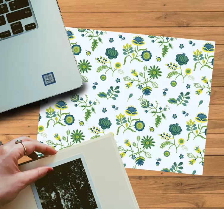 Mauspad muster florale komposition anordnung - TenStickers