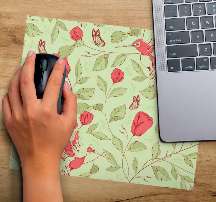 Mauspad muster florales hintergrunddesign - TenStickers
