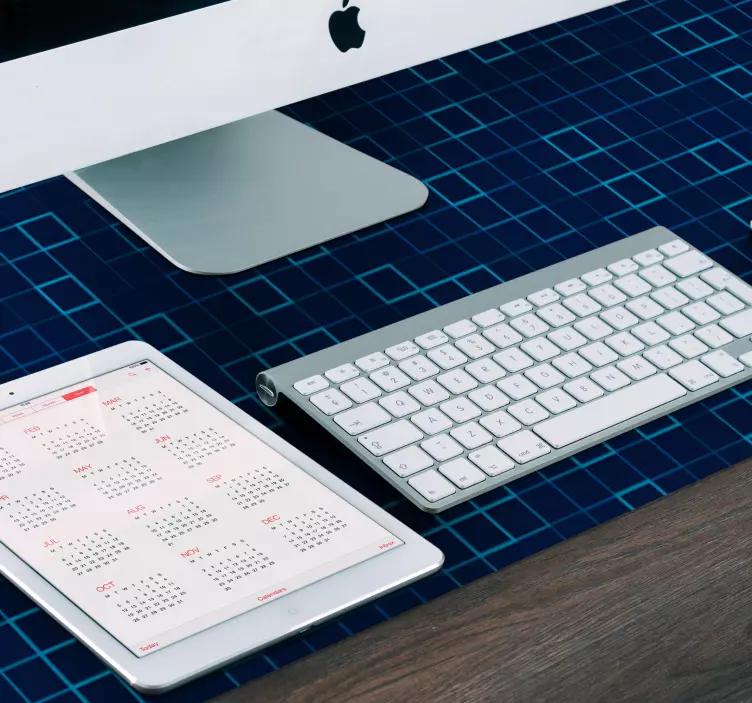 Mauspad muster geometrisches gittermuster - TenStickers