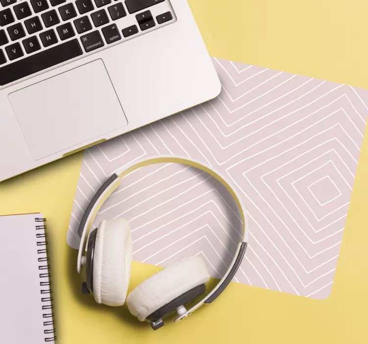 Mauspad muster geometrisches linienmuster - TenStickers