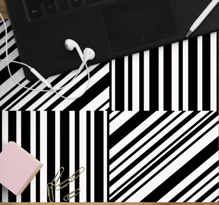 Mauspad muster geometrisches streifenmuster - TenStickers