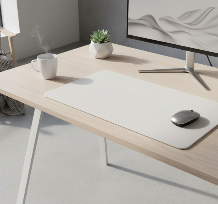 Mauspad muster in farben des "cloud dancer" - TenStickers