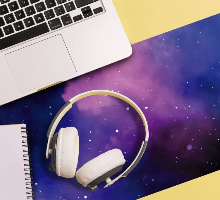 Mauspad muster kosmischer nebel hintergrund - TenStickers