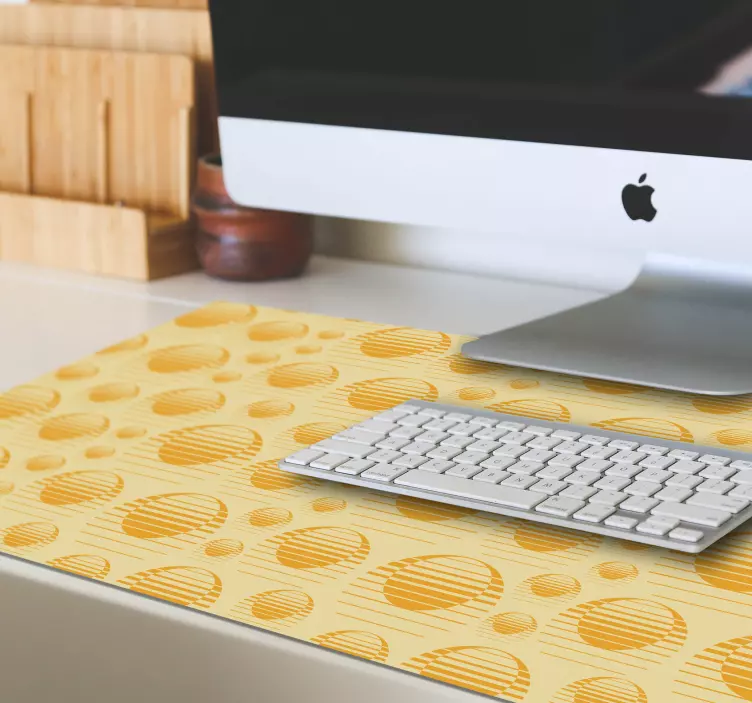 Mauspad muster kreisförmiges texturmuster - TenStickers