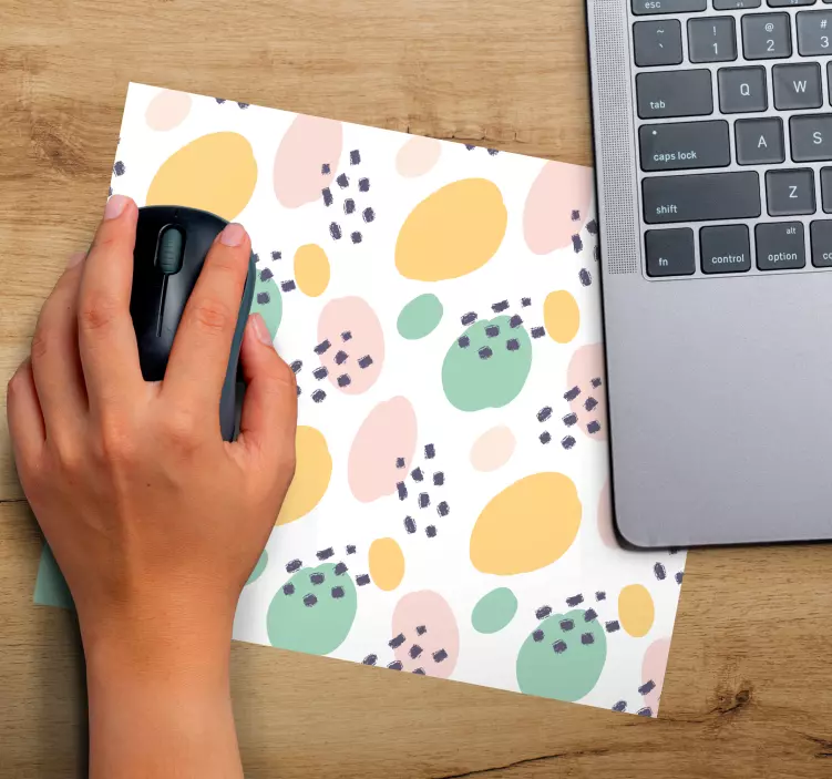 Mauspad muster lebendige abstrakte formen - TenStickers