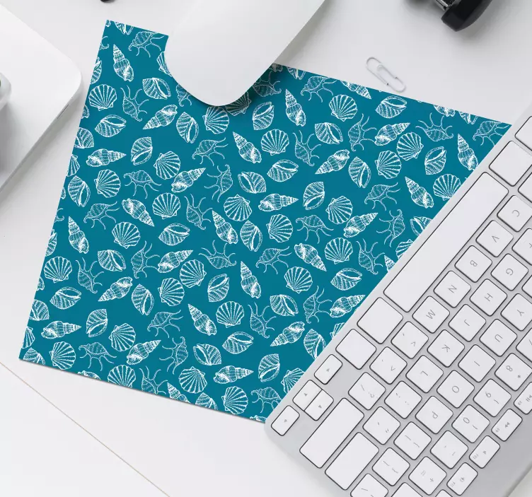 Mauspad muster meeresblatt muster - TenStickers