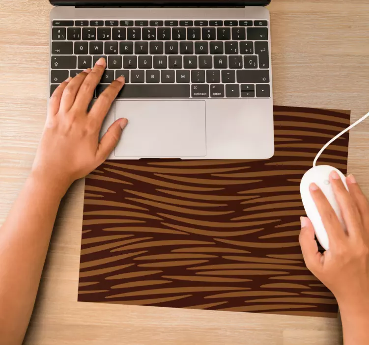 Mauspad muster mit eleganten minimalistischen linien - TenStickers