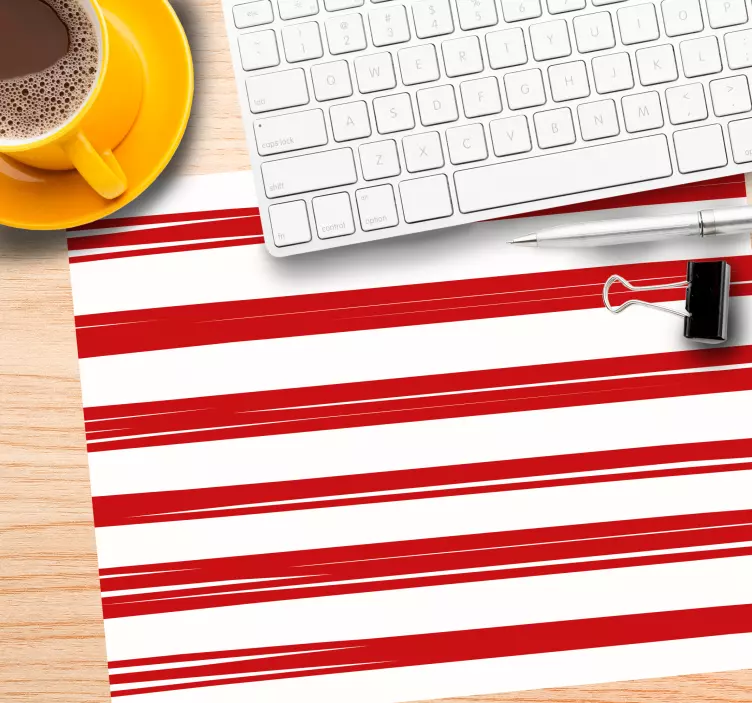 Mauspad muster mit kräftigem streifenmotiv - TenStickers