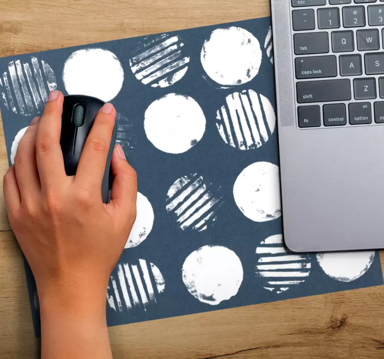 Mauspad muster mit kreisförmiger oberfläche - TenStickers