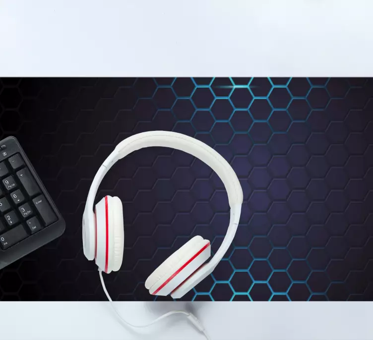 Mauspad muster sechseckige texturoberfläche - TenStickers