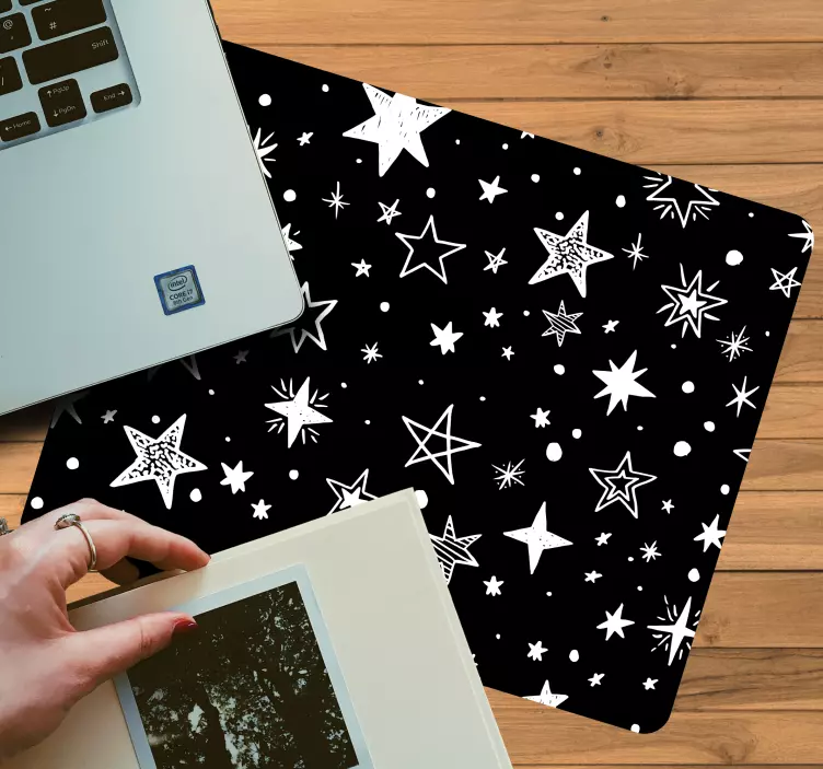 Mauspad muster sternennacht komposition - TenStickers