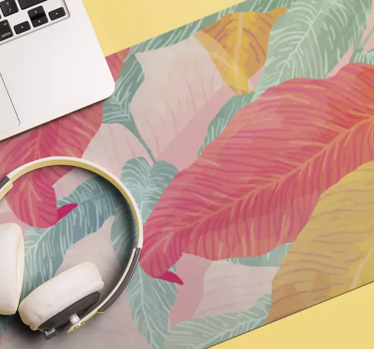 Mauspad muster tropisches blattmuster - TenStickers