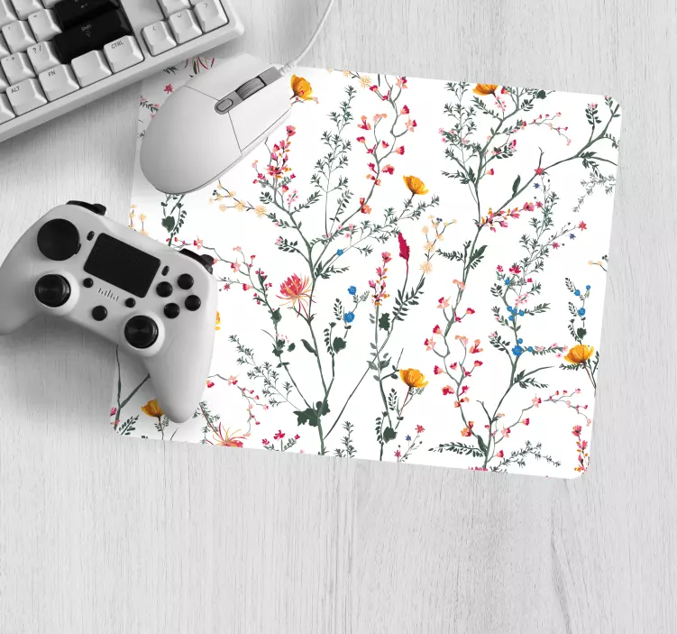 Mauspad originell botanische textur oberfläche - TenStickers