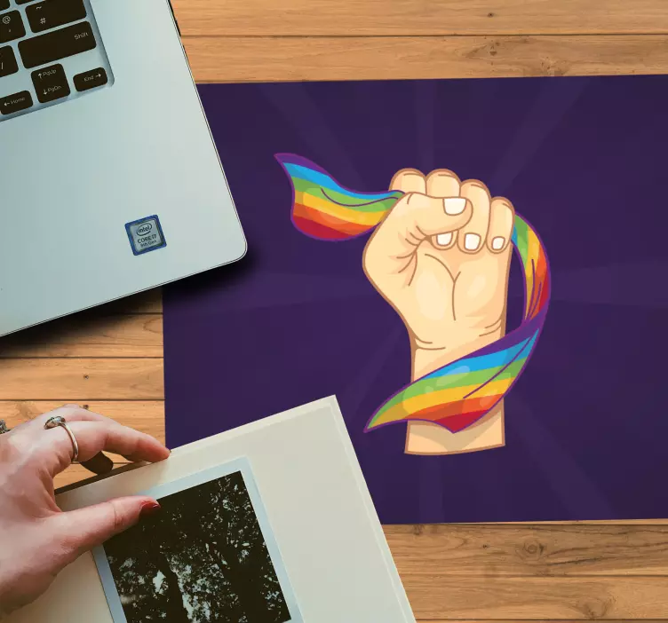 Mauspad originell mit faustgreifband - TenStickers