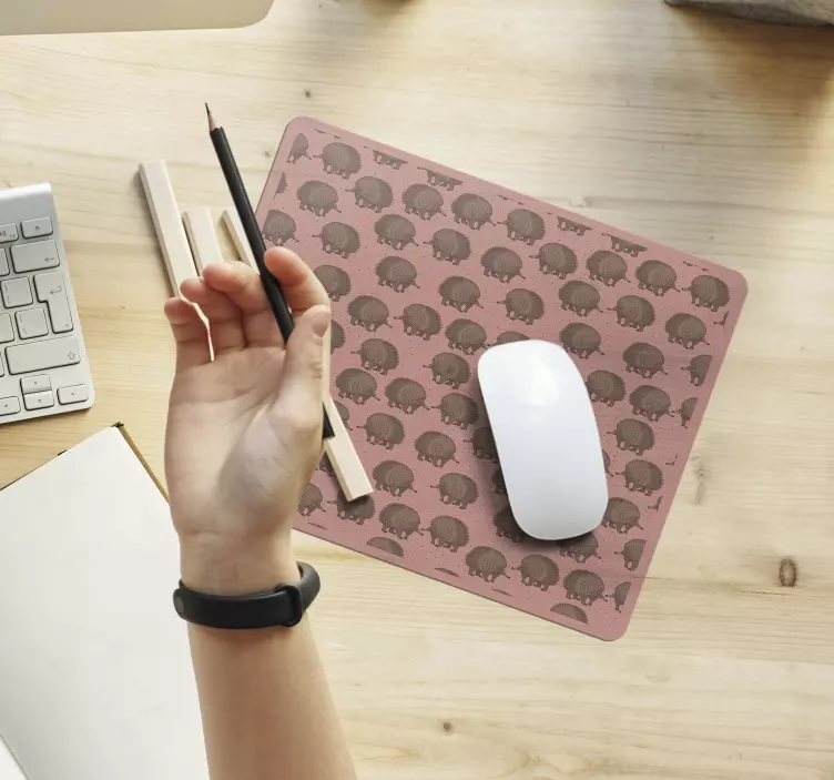 Mauspad originell mit niedlichem igelmuster - TenStickers