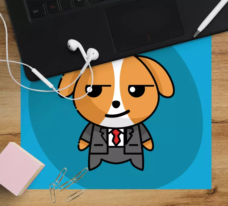Mauspad originell mit schickem hundetyp - TenStickers