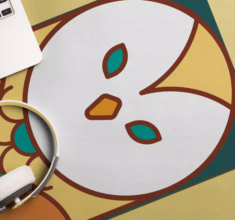 Mauspad originell mit verspielter eulenkunst - TenStickers