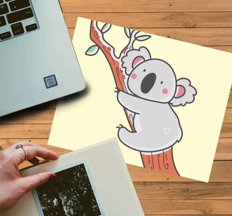 Mauspad originell süßer koala baum - TenStickers