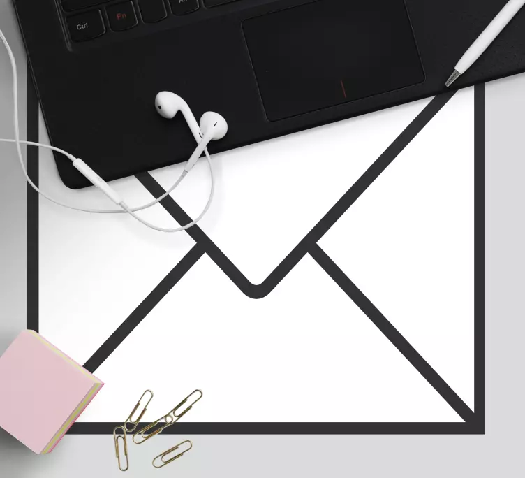 Mauspad originell umschlagkontur - TenStickers