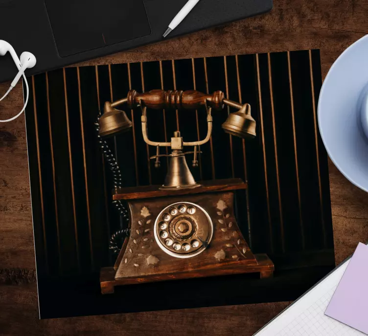 Mauspad originell vintage glockentelefon - TenStickers