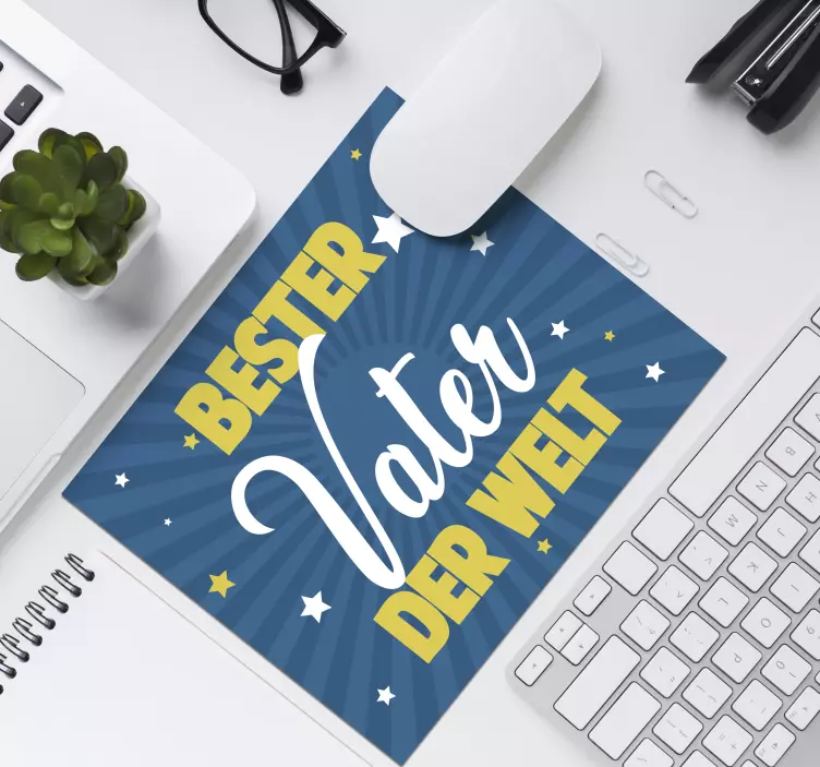 Mousepad Spruch Beste der Welt - TenStickers