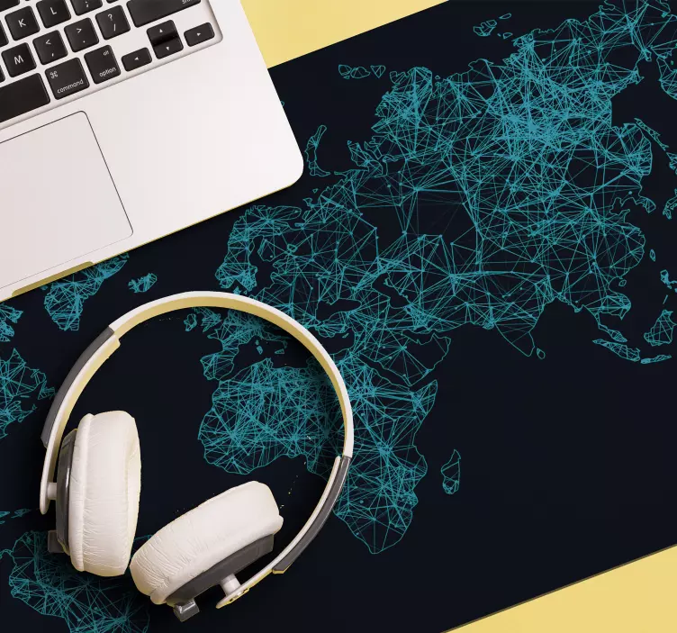 Mousepad Weltkarte  - TenStickers