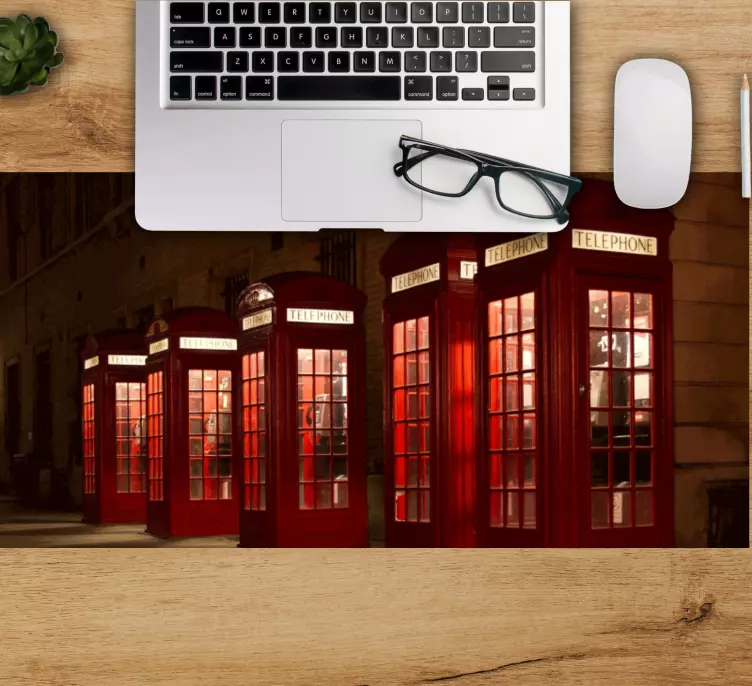 Mauspad originell Telefonzelle london city - TenStickers