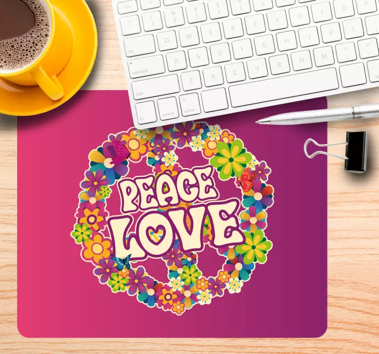 Mousepad spruch botanische lebendige harmonie - TenStickers
