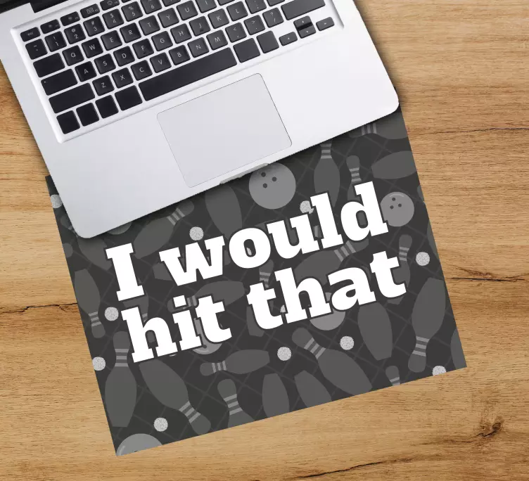 Mousepad spruch bowling spruch anzeige - TenStickers