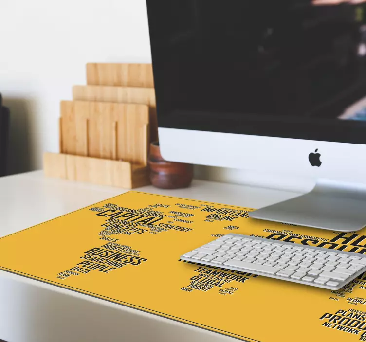 Mousepad spruch für geschäftseinblicke karte - TenStickers