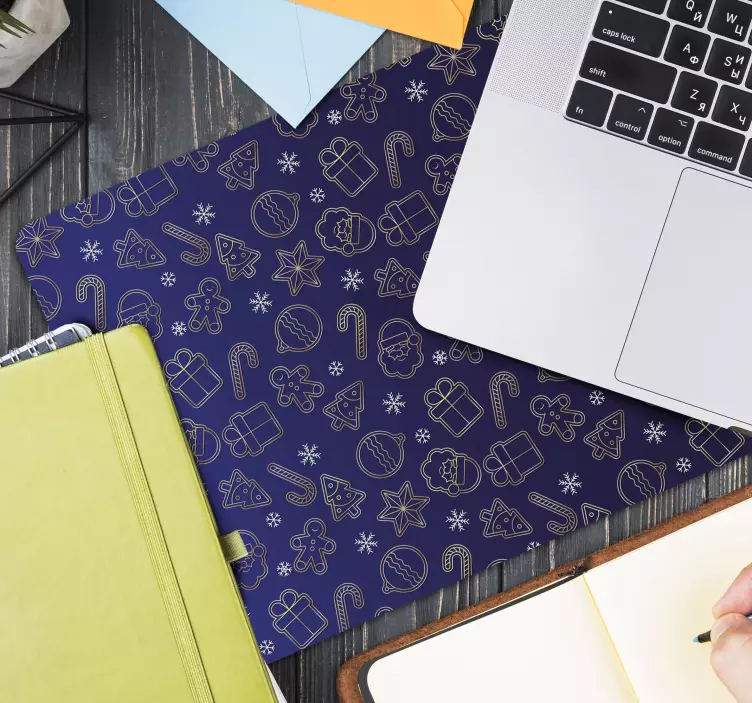 Mousepad weihnachten mit festlichen feiertagsmotiven - TenStickers