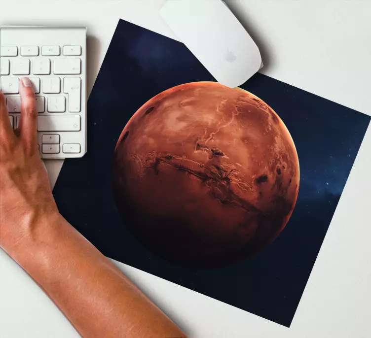 Mousepad weltkarte planetare marsansicht - TenStickers